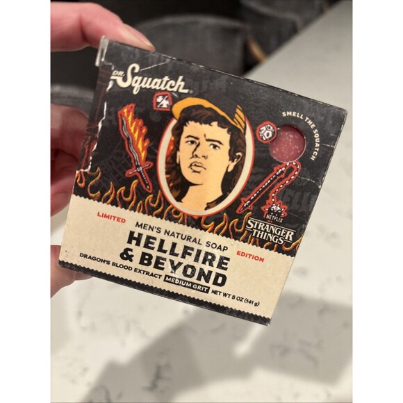 Dr. Squatch Other - Dr Squatch Limited Edition Stranger Things Hellfire & Beyond Mens Soap
